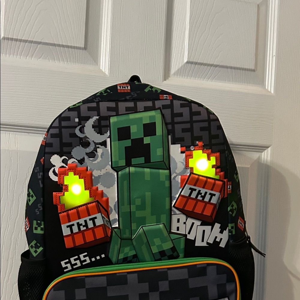Minecraft Tnt Light Up Backpack - image 7